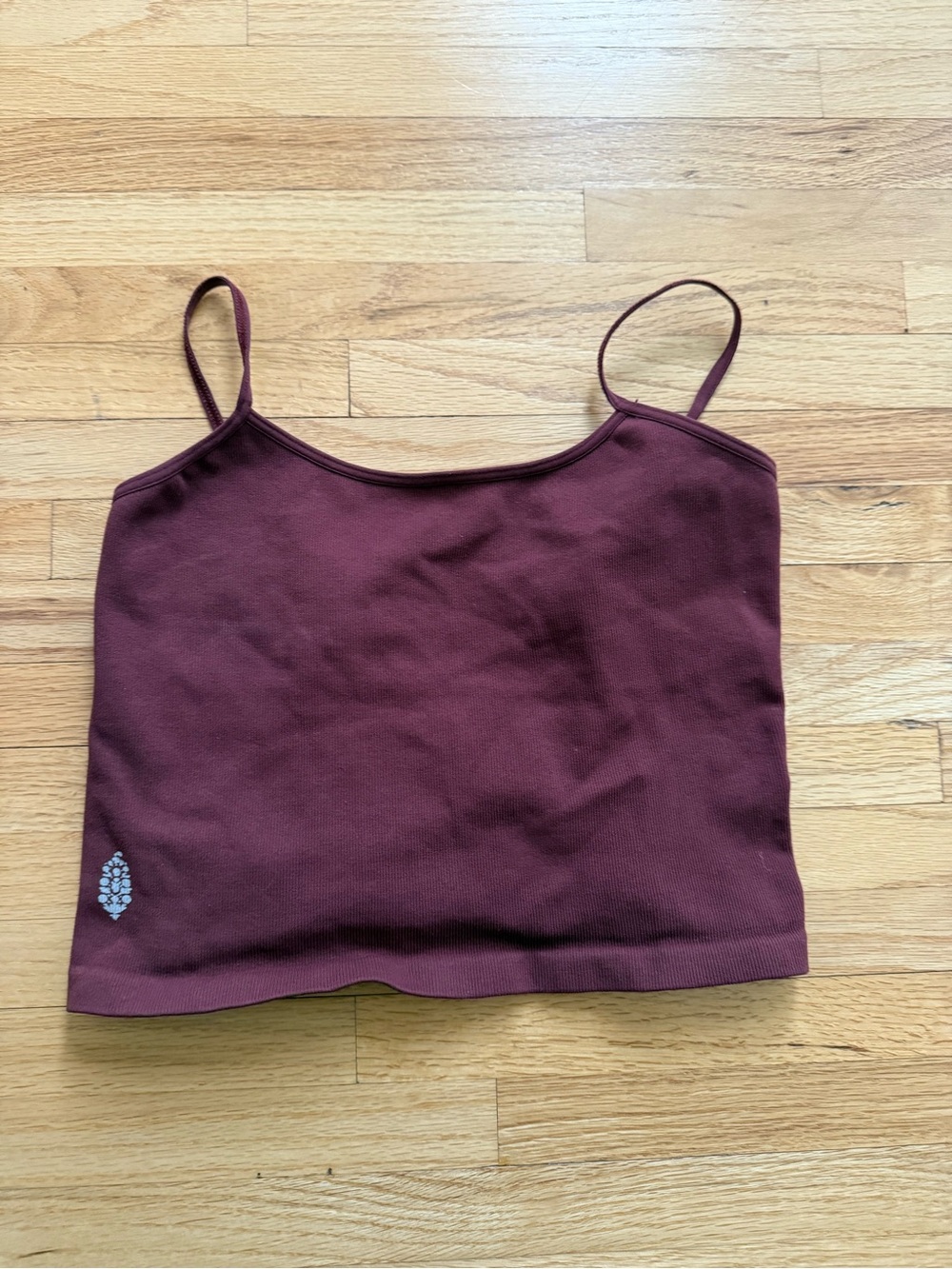 FP Movement rust cropped tank top - womens size M/L